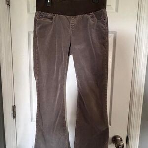 Gap Women's Grey and Brown Trousers